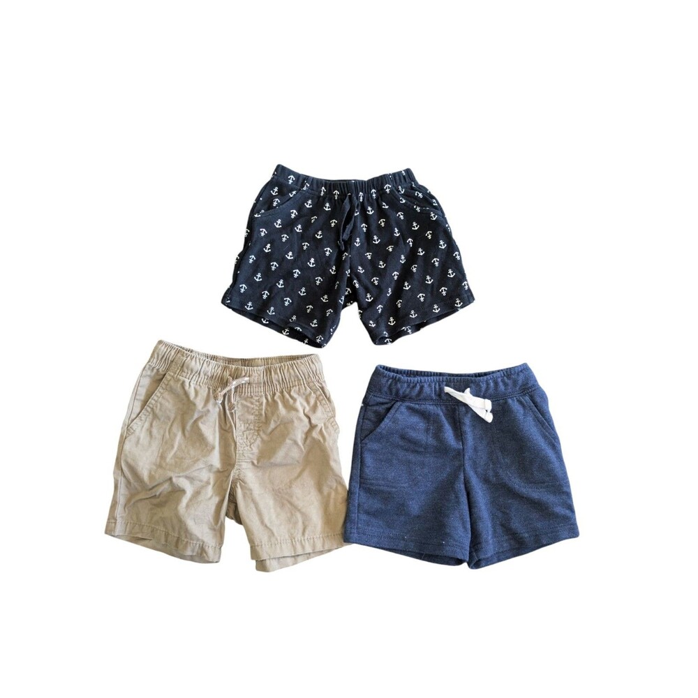 3 Pack Casual Shorts Summer Multicolor Size 18 Months